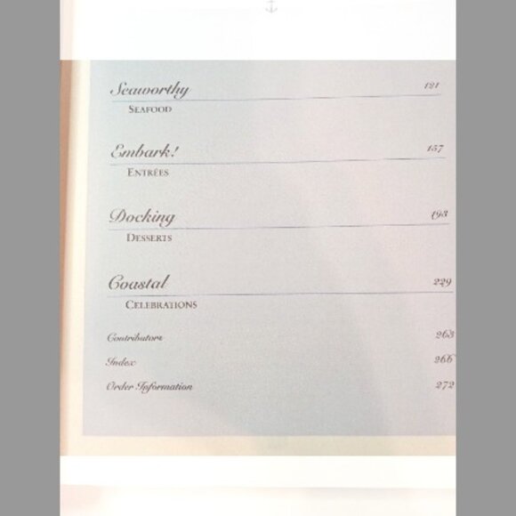 Settings on the Dock of the Bay Vintage Cookbook Hardback 1st Edition - Picture 4 of 5